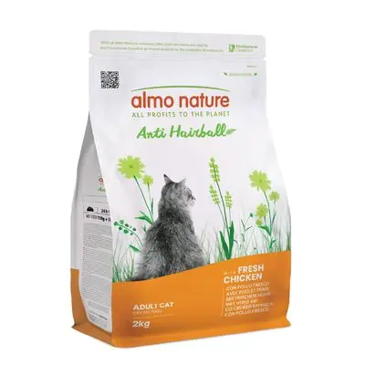 Almo Nature Functional Anti Hairball kylling & ris