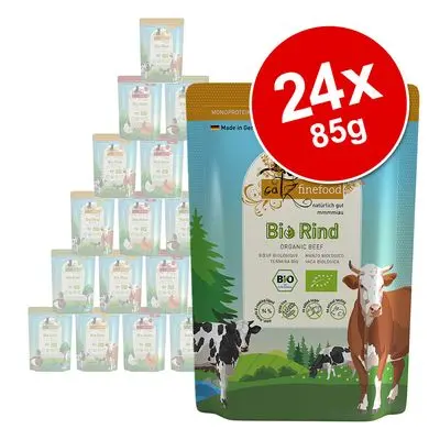 Økonomipakke catz finefood økologisk 24 x 85 g