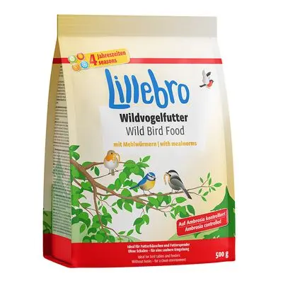 Lillebro villfuglefôr med melormer 