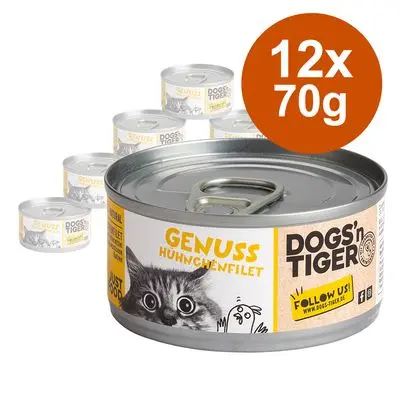 Dogs'n Tiger Cat Filet 12 x 70 g