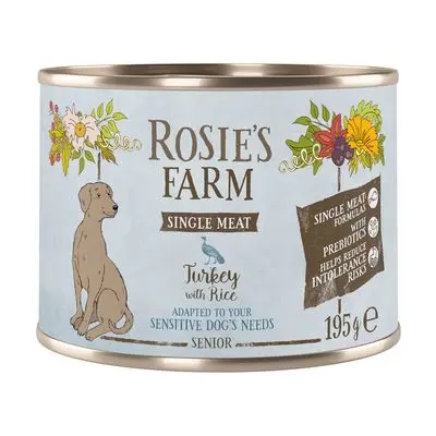 Rosie's Farm Single Meat Senior 6 x 195 g