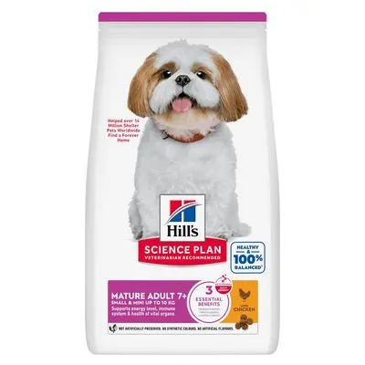 Hill's Science Plan Mature Adult 7+ Small & Mini med kylling