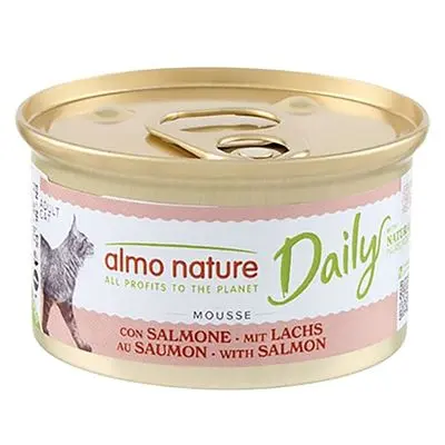 6 x 85 g Almo Nature Daily Menu prøvepakke