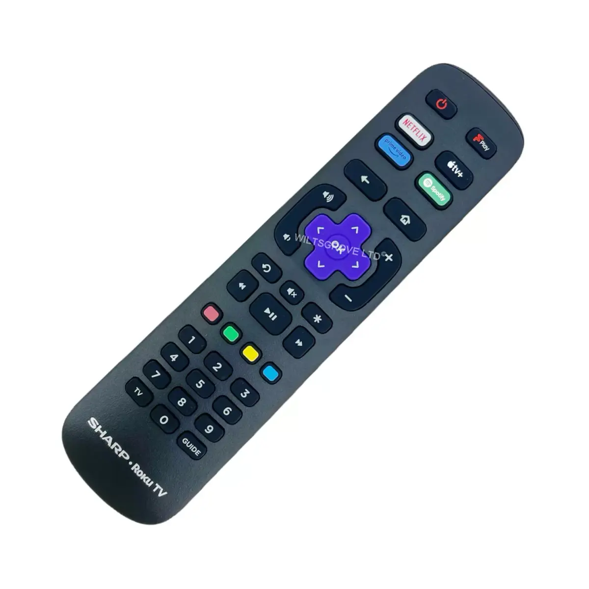 Sharp Roku RC-NWIR Genuine TV Remote Control For 55FJ2K 55FJ6K 55FJ7K