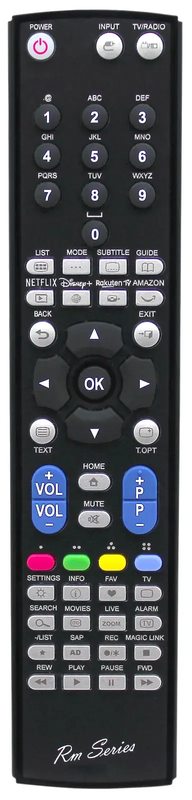 RM Series Remote Control fits LG OLED55C9PLA OLED55CX6LA OLED55E7V OLED65B7D