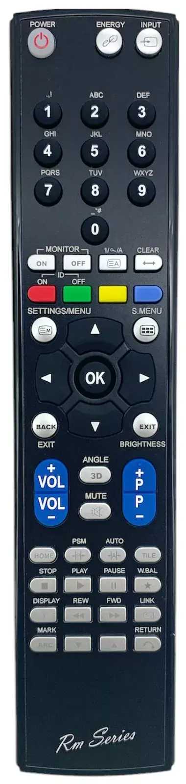 RM Series Remote Control fits LG 55SE3KD 55SE3KEB 55SE3KE-B 55SE3KE-BK 55SH7DB