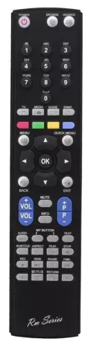 RM Series Remote Control fits SHARP LC32LE361ENBK LC-32LE361EN-BK LC39LE350E
