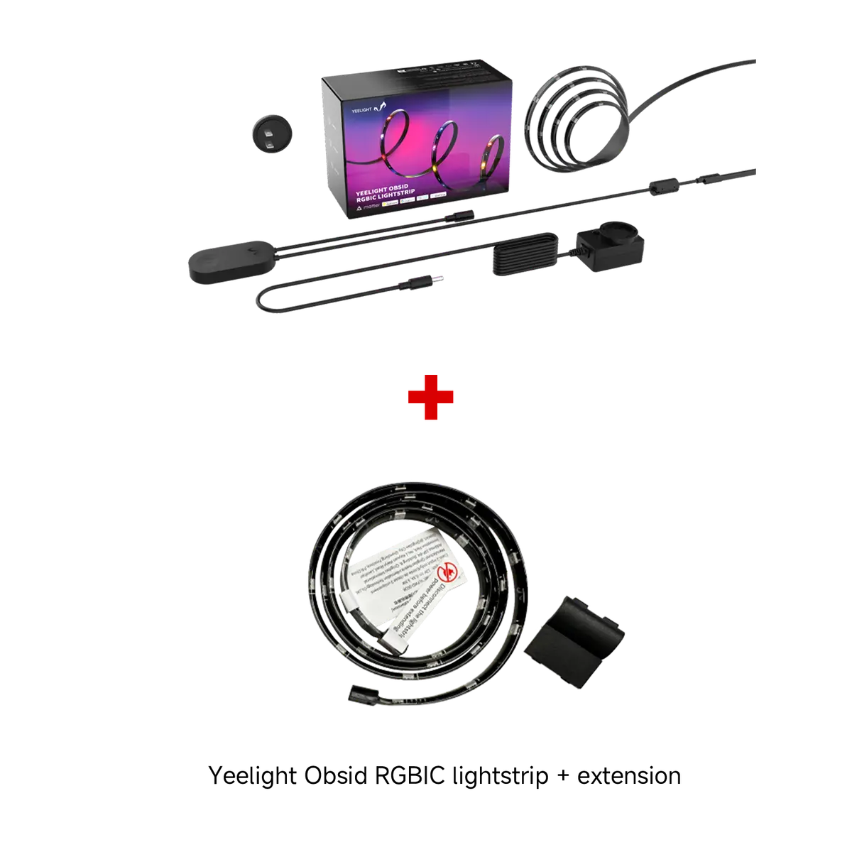 Yeelight Obsid RGBIC Lightstrip+Extension Bundle