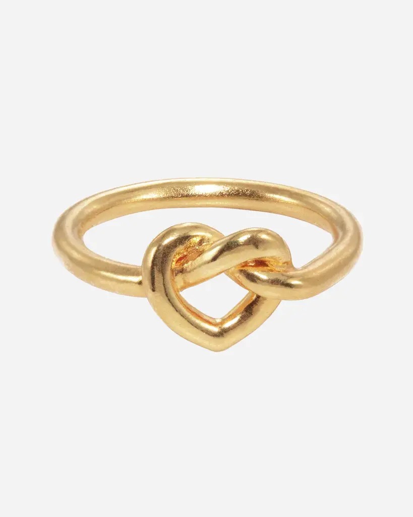 Tied Heart Ring