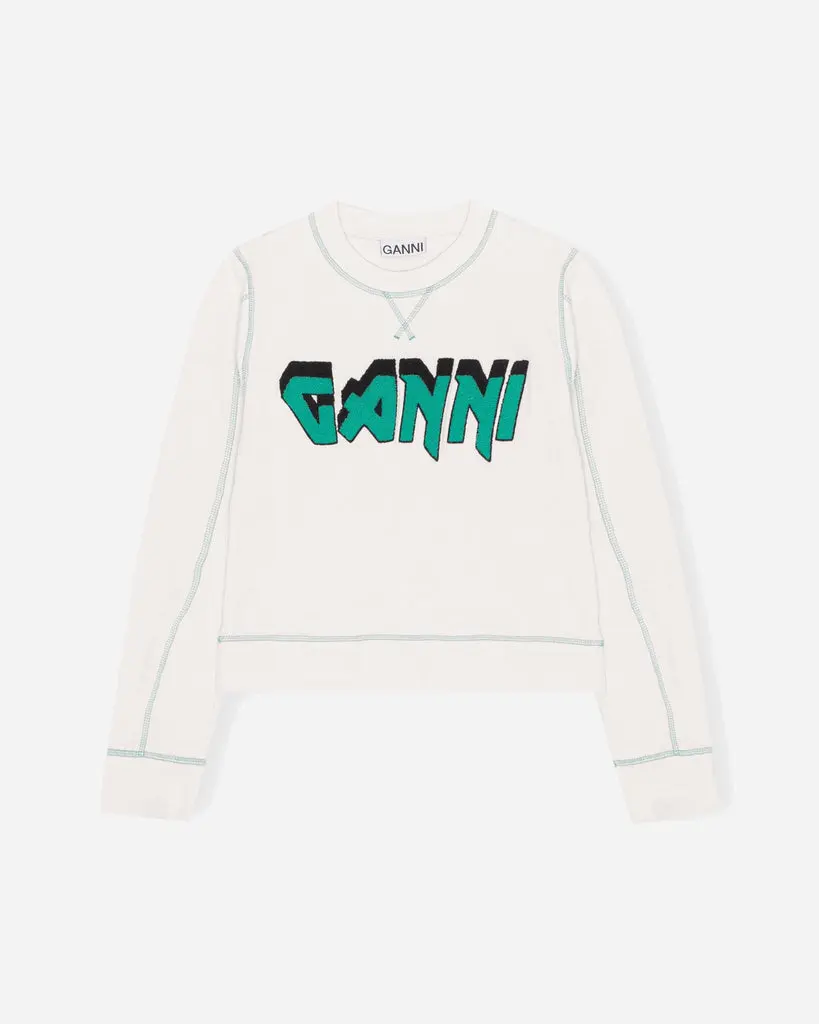 Isoli Ganni Rock Sweatshirt - Egret