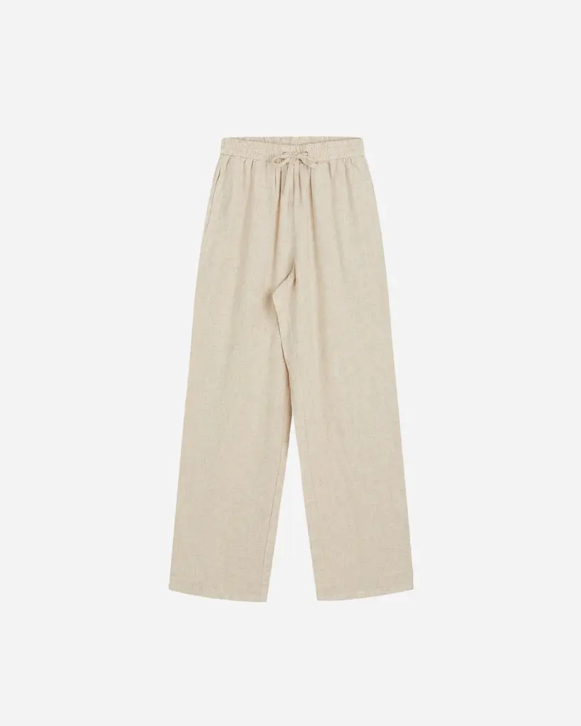 Camille Linen Pants - Sand