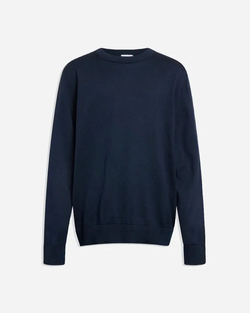 Keem Crew Knit - Navy