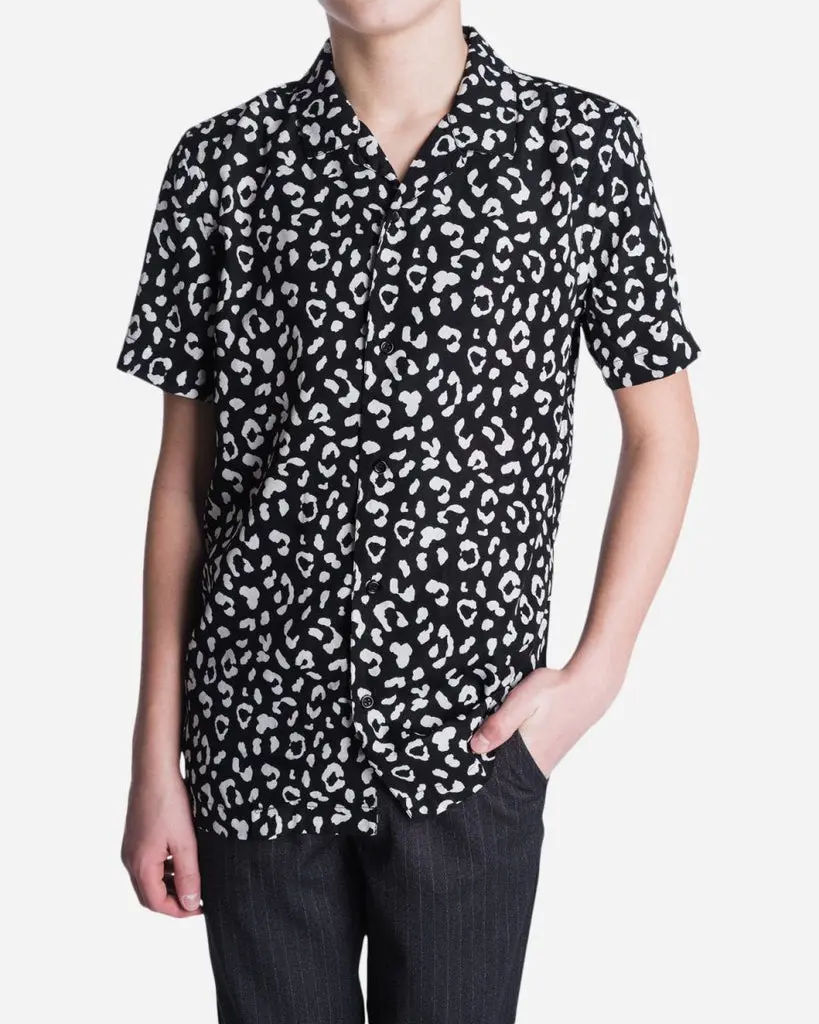 Kim S/S Shirt - White/Black