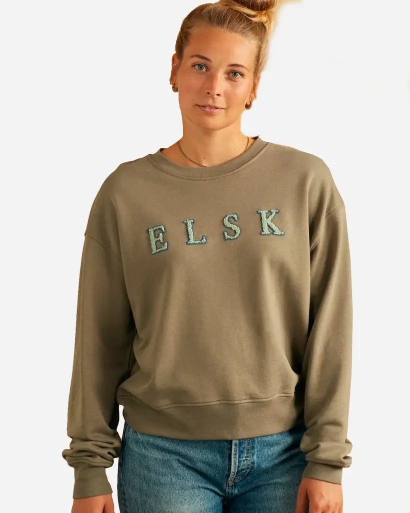Ørum Sweatshirt - Smokey Olive