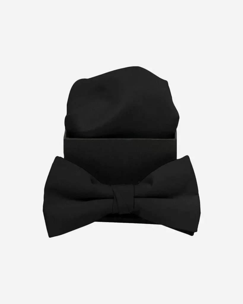 Our Mél Plaine Bow Tie - Black