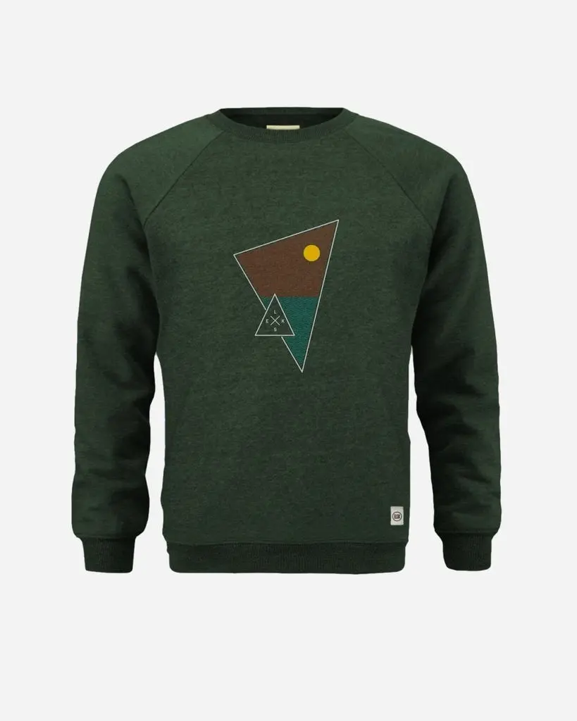 Rim Crewneck - Men - Dark Green