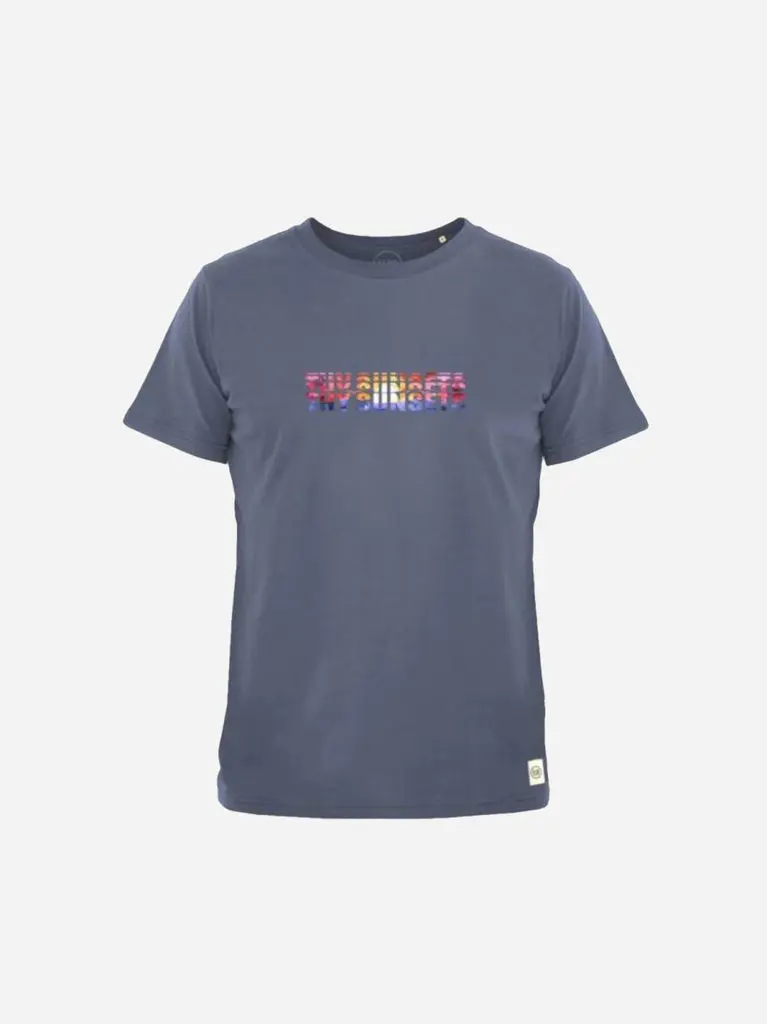 Thy Sunsets Brushed - Blue