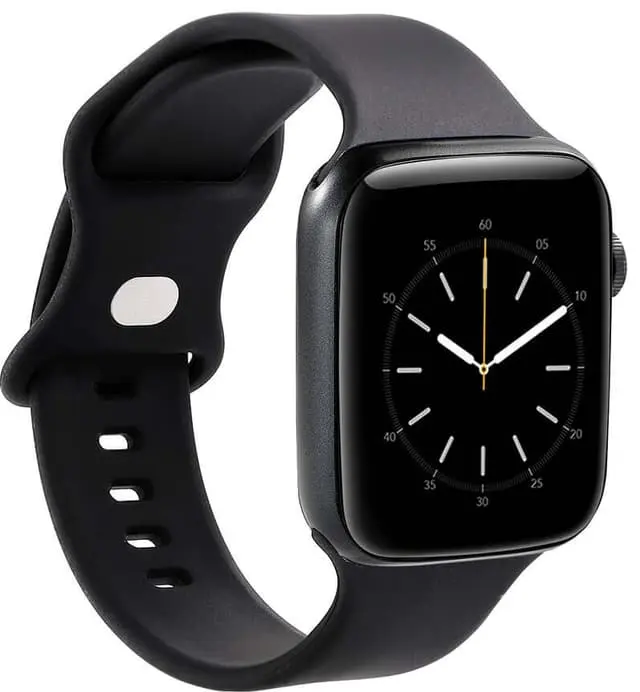Gear silikonreim til Apple Watch 38-41mm (sort)
