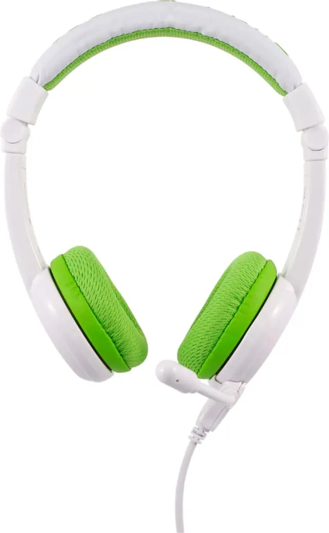 BuddyPhones School+ on-ear hodetelefoner (grønn)