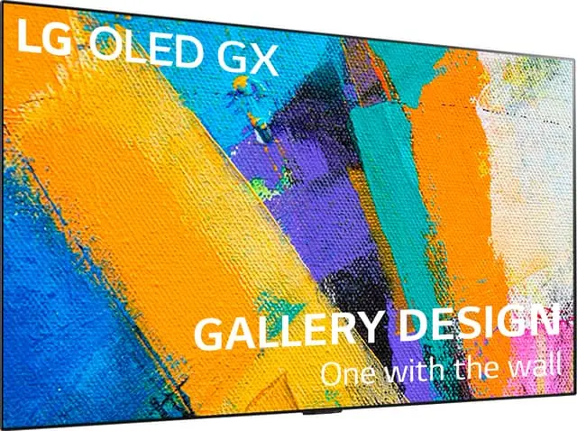 LG 77" GX 4K OLED TV OLED77GX med integrert veggfeste (2020)