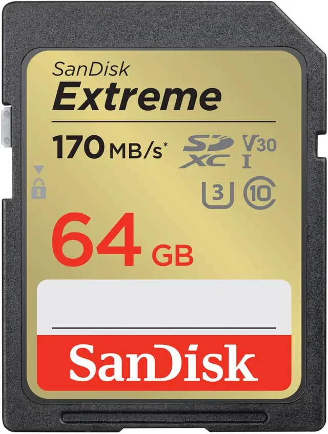 SanDisk Extreme® 64GB SDXC™ UHS-I-kort