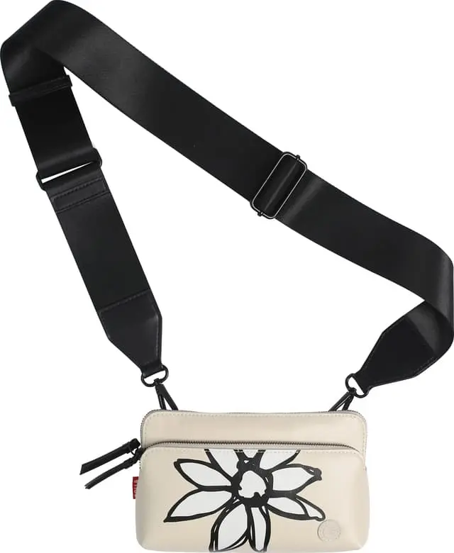 Golla Semi telefonveske (beige blomst)
