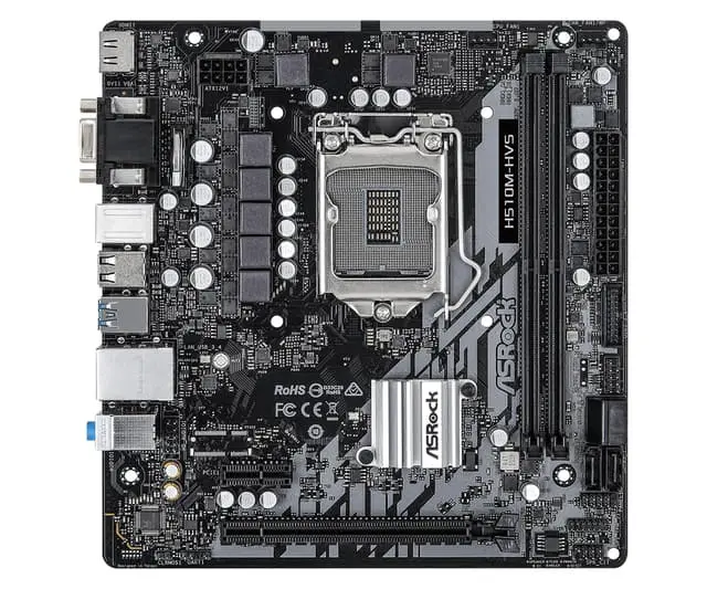 Asrock H510M-HVS Intel H510 LGA 1200 (Socket H5) Micro ATX