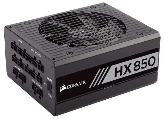 Corsair HX850 strømforsyningsenhet 850 W 20+4 pin ATX ATX Sort