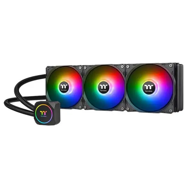 Thermaltake TH360 ARGB Sync Prosessor All-in-one liquid cooler Sort
