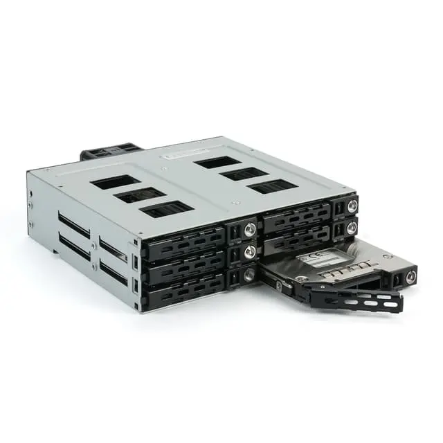 Fantec MR-SA1262-12G 13,3 cm (5.25") Bærepanel Sort