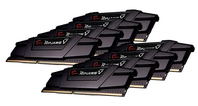 G.Skill Ripjaws V F4-3600C14Q2-64GVKA minnemodul 64 GB 8 x 8 GB DDR4 3600 MHz
