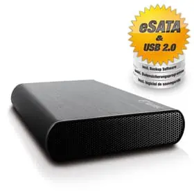 Fantec DB-AluSky U2e Sort 3.5"