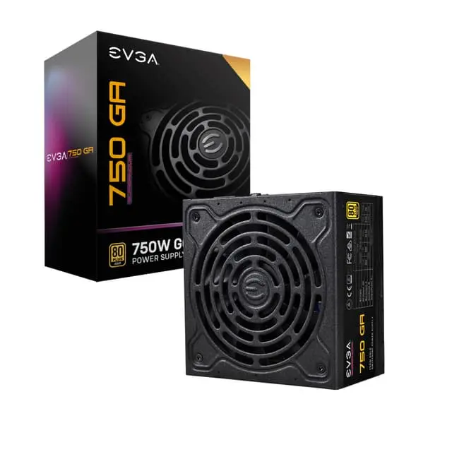 EVGA SuperNOVA 5750 GA strømforsyningsenhet 750 W 24-pin ATX ATX Sort