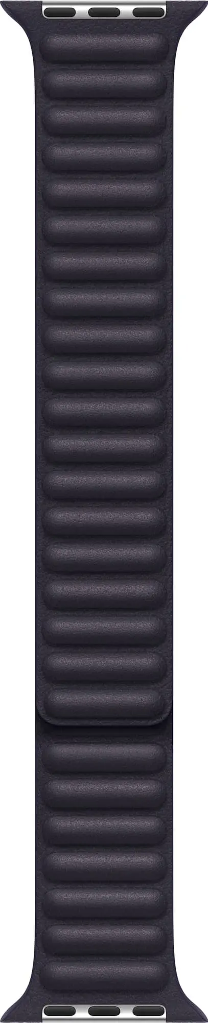 Apple 41 mm Leather Link klokkereim S/M (Blekk)
