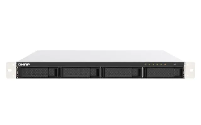 QNAP TS-453DU-RP NAS Rack (1U) Ethernet/bredbåndsforbindelse Sort, Grå J4125