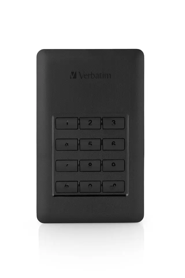 Verbatim Store'n'Go ekstern harddisk 1000 GB Sort, Sølv