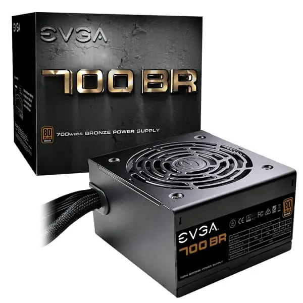 EVGA 700 BR strømforsyningsenhet 700 W 24-pin ATX ATX Sort