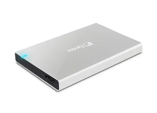 Fantec ALU-25B31 HDD/SSD-kabinett Sølv 2.5"