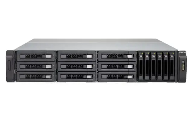 QNAP TVS-1582TU NAS Rack (2U) Ethernet/bredbåndsforbindelse Sort i7-7700