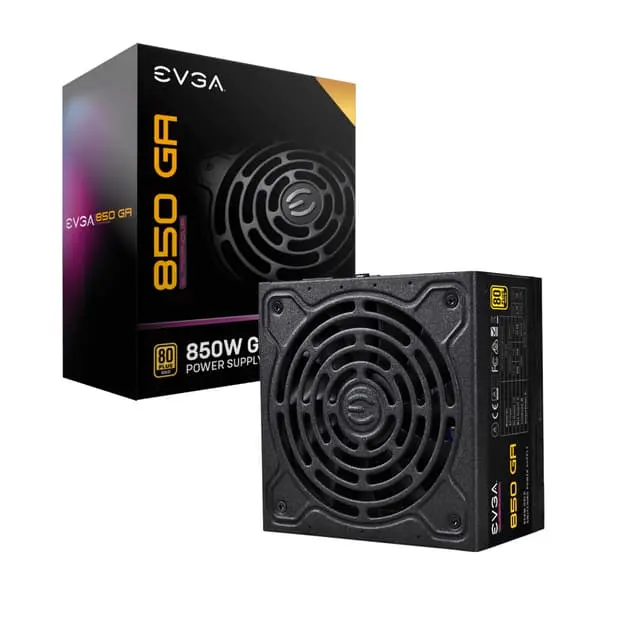 EVGA SuperNOVA 850 GA strømforsyningsenhet 850 W 24-pin ATX ATX Sort