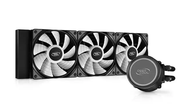 DeepCool GAMMAXX L360 A-RGB Prosessor All-in-one liquid cooler 12 cm Sort