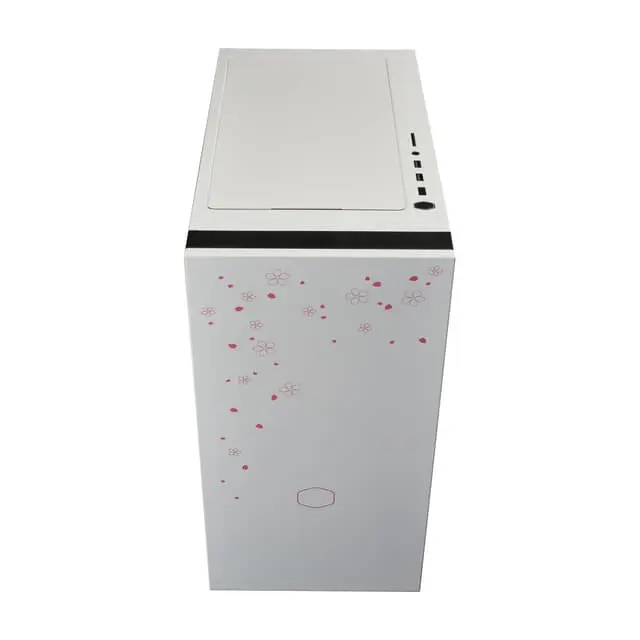 Cooler Master Silencio S400 Sakura Limited Edition Mini Tower Grå, Rosa, Hvit