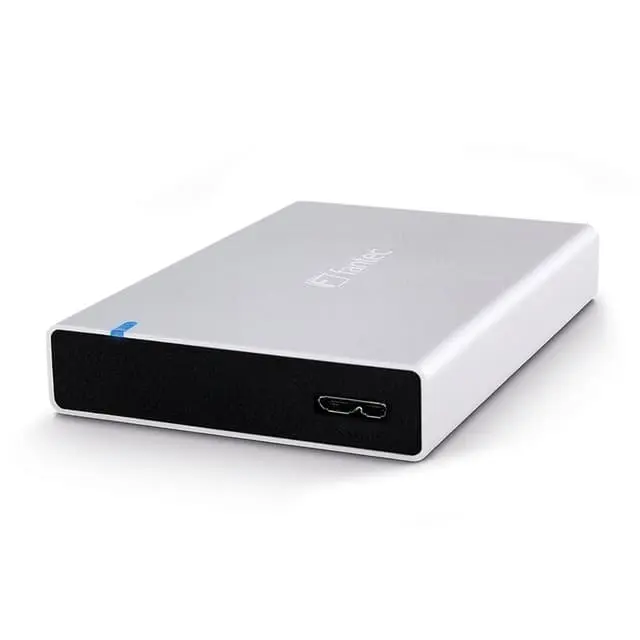 Fantec ALU-15MMU3 HDD/SSD-kabinett Sølv 2.5"