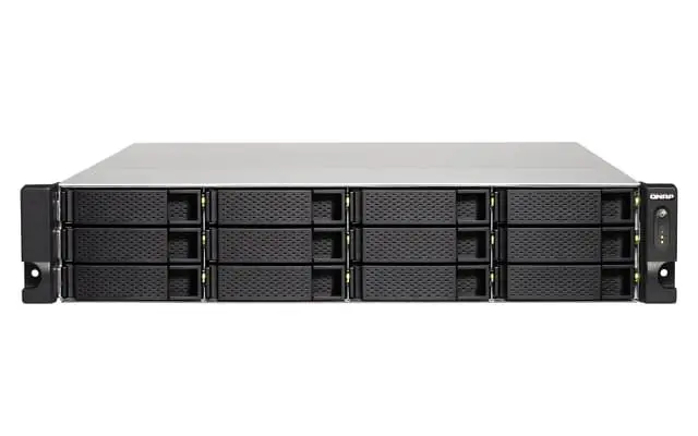 QNAP TS-1232XU-RP NAS Rack (2U) Ethernet/bredbåndsforbindelse Sort Alpine AL-324