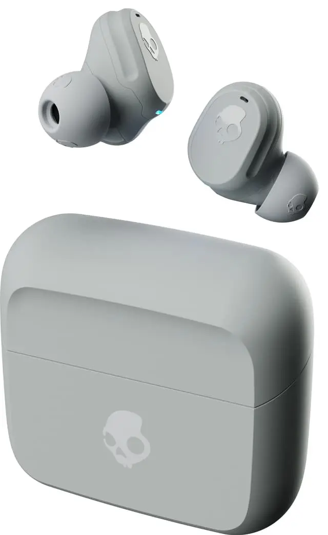 Skullcandy Mod helt trådløse in-ear hodetelefoner (grå/blå)