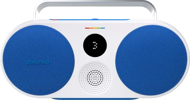 Polaroid Music P3 trådløs bærbar høyttaler (blå/hvit)