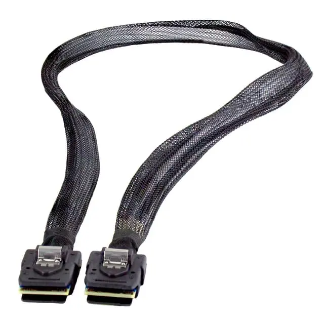 Fantec 2165 Serial Attached SCSI (SAS)-kabel 0,7 m 6 Gbit/s Sort
