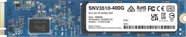 Synology SNV3510 M.2 400 GB PCI Express 3.0 NVMe