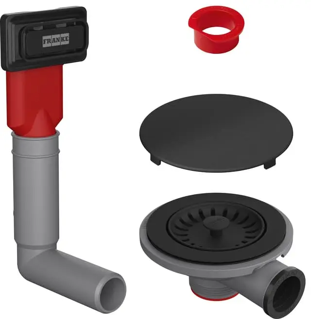 Franke MRG avløpssett (matt black)