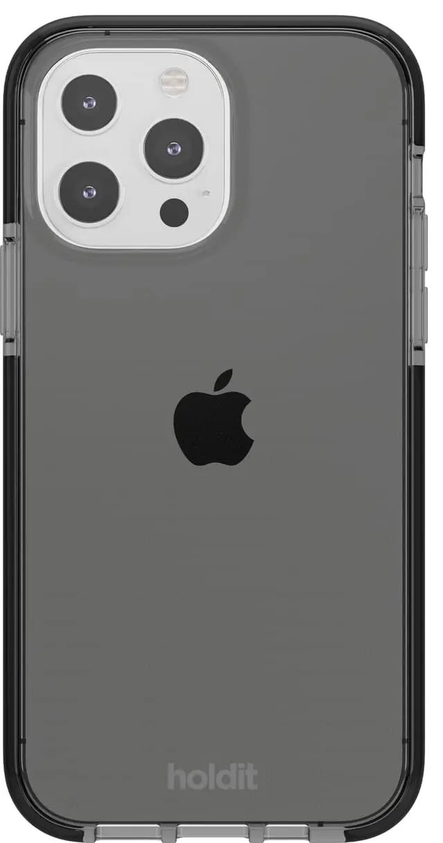 holdit iPhone 14 Pro Max Deksel Seethru Svart